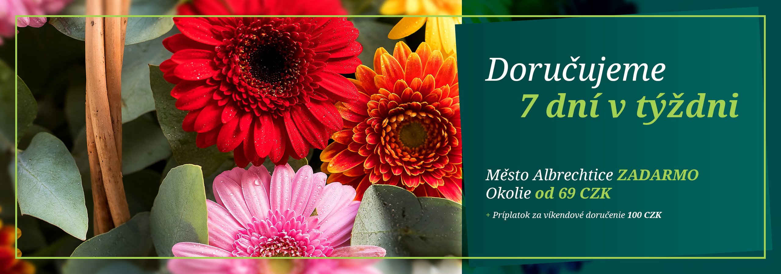 Doručujeme 7 dní v týždni | Květinářství AIRA