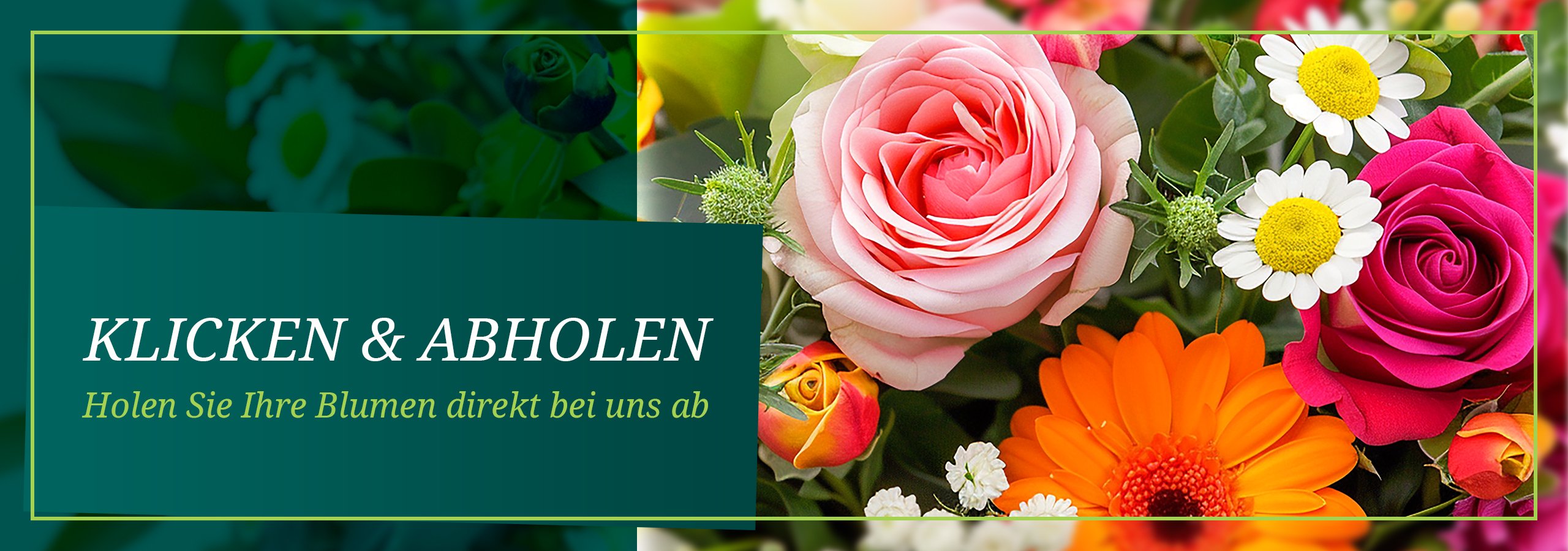 KLICKEN & ABHOLEN | Květinářství AIRA